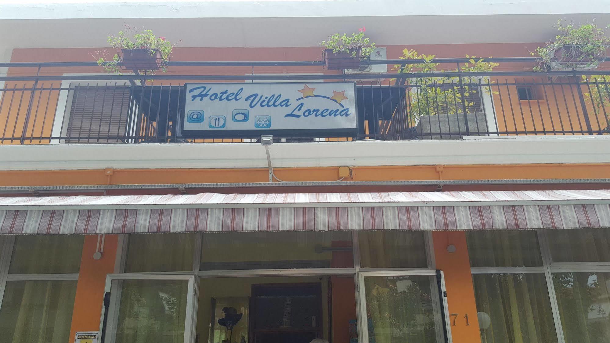 Hotel Villa Lorena Rimini Eksteriør bilde